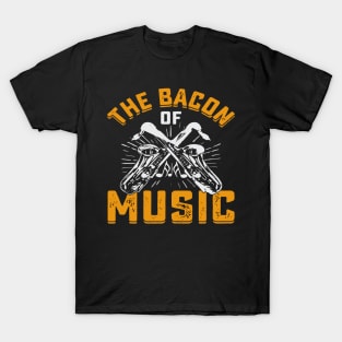 The Bacon of Music Design Saxophone T-Shirt